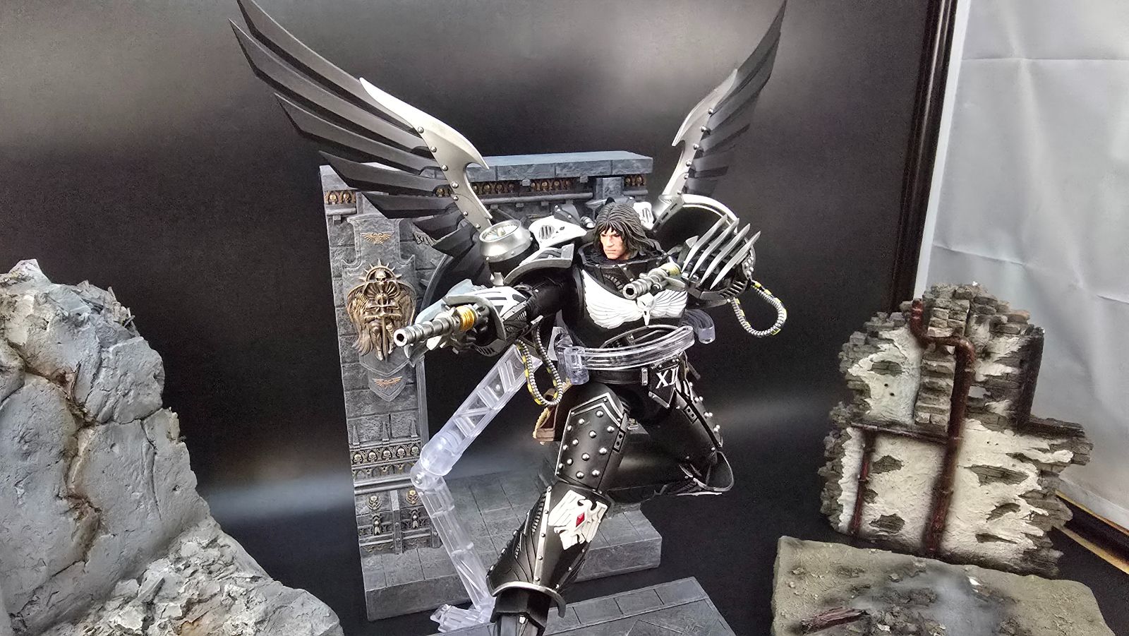 Warhammer Citizen戰鎚公民：《WARHAMMER 30K-JOYTOY》暗鴉守衛基因原體「克拉克斯」終於來了！暗鴉之主實體化，這對翅膀太誇張！